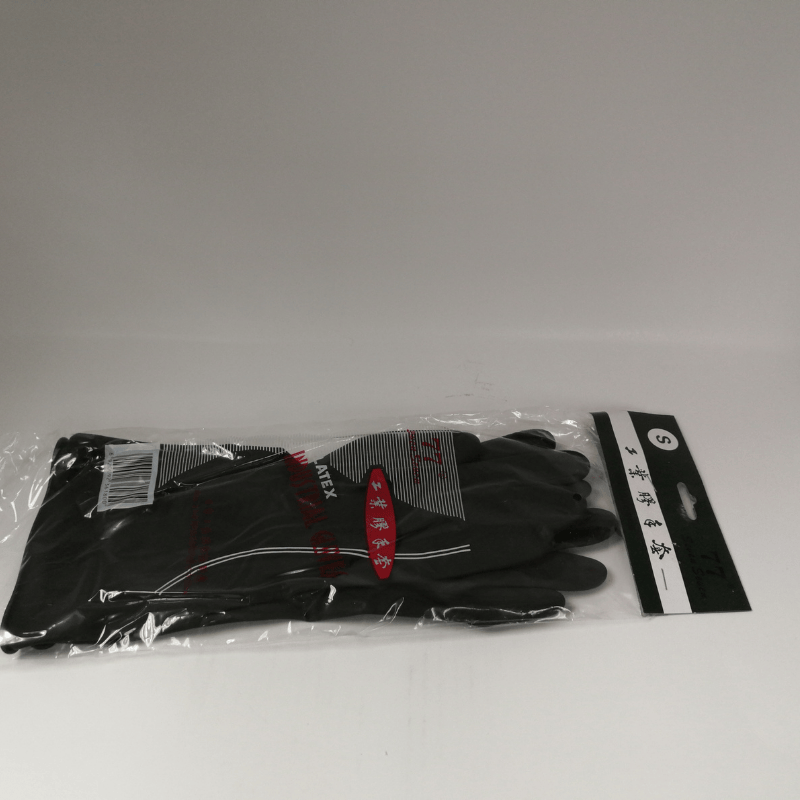 景聯 孖七牌黑色手套 12對/盒 - 專業級耐磨防滑工作手套,工業及建築維修專用