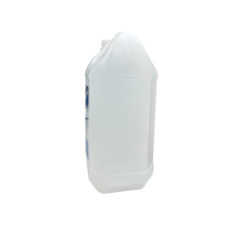 景聯 1加侖裝 75% 酒精免過水搓手液，大容量白色手提瓶裝，標明 75% 酒精含量及殺菌功能。放置於商店入口處的加侖裝搓手液補充瓶，適用於高流量公共場所。