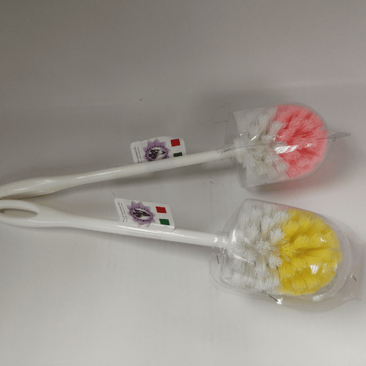 景聯 廁所刷 (圓頭) 1支裝 - 360度無死角清潔刷頭，輕鬆去除馬桶頑固污垢