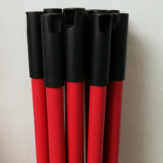 景聯 紅色鋁棍接頭 - 標準通用螺絲頭接口，可配合多款地拖頭、掃把頭使用，安裝容易