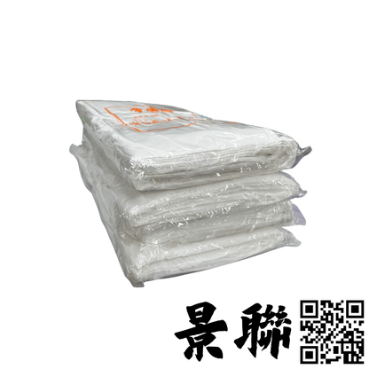 景聯 白色垃圾袋拉力展示 - 優質材料抗撕裂，承重力強且不易滴漏
